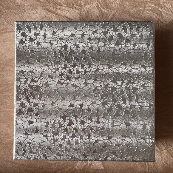 Double Chain, Layering Lock & Key Necklace (Silver) - Picture 7 of 7